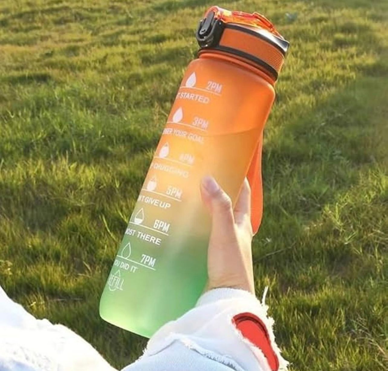 1L Motivation Water Bottle